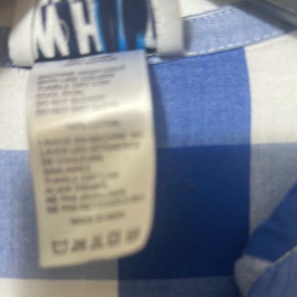 Blue and White Flutter Sleeve Tiered Midi Dress - Picture 8 of 8